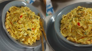 Ik heb nog nooit zon heerlijke Tagliatelle met kipfilet pasta gegeten Makkelijk en goedkoop rcpt [upl. by Oirobil723]