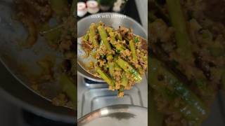 Gawar Sabji Recipe  shorts ytshortsindia youtubeshorts cooking food [upl. by Munn]