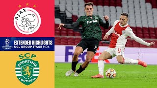 Ajax vs Sporting CP Extended Highlights  Group Stage  MD 6  CBS Sports Golazo [upl. by Eniar]