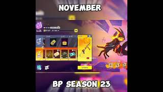 REVIEW BOOYAH PASS OKTOBER  NOVEMBER  DISEMBER ALL BUNDLE EMOTE GLOWAAL r8bossff shortfeed [upl. by Dorothea]