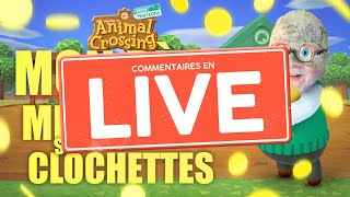 COMMENTAIRES LIVE  ANIMAL CROSSING  quotMon Père me montre ses Clochettesquot  CROUTELLEGAMING [upl. by Assetak]