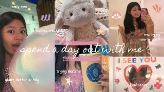 🌸 mini vlog  spend a day with me in bgc  walking around lil foodtrip mnl ph [upl. by Anelaj]