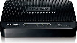 TP LINK TD8816 configuration [upl. by Ettinger713]