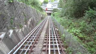 Standseilbahn 600001 Luzern Gütsch Gütschbahn Talfahrt  Funicular [upl. by Nara]