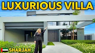 INSIDE A LUXURIOUS SHARJAH VILLA  MASAAR VILLAS BY ARADA  DUBAI PROPERTY VLOG [upl. by Trubow618]