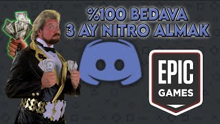 Bedava Discord Nitro Almak 2021  Epic Games ile Discord Nitro Nasıl Alınır [upl. by Halley]