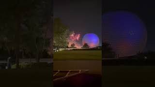 Epcot Fireworks  Didnt Know That Happens At The Finale [upl. by Ahsiket]