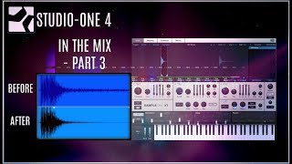 Studio One 4  Mixing  Remove Reverb From Drum Samples Using Sample One XT amp Stock Plugins [upl. by Joly]