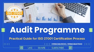 ISO 27001 Audit Programme by Mahesh Pande [upl. by Jan899]