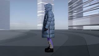 AITKEN Long Down Jacket  KRAKATAU FallWinter 2023 Collection [upl. by Wagner]