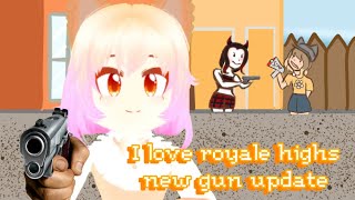 I love Royale Highs new gun update  Arsenal [upl. by Aicssej396]