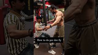 How to do pec dec fly chest chestworkout motivation fitnessmotivation shortsvideo shorts [upl. by Otinauj]