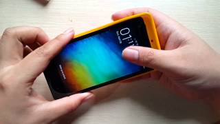 Unboxing  Goospery Jelly Case Yellow for Xiaomi Redmi 2 [upl. by Elkin]