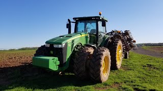 John Deere 8310R Working the feedlot [upl. by Eleazar418]