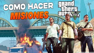 Como Hacer Misiones en Gta V 2024 [upl. by Marlyn]