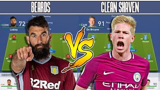 BEARDED PLAYERS VS CLEAN SHAVEN PLAYERS  FIFA 19 Experiment  EVIL GOATEE FORFEIT [upl. by Ylaek208]