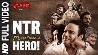 NTR More than a hero Video Song  NTR Biopic  Kaala Bhairava Prudhvi Chandra [upl. by Cadell]