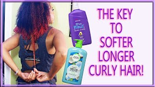 COWASHING DAILY FOR HAIR GROWTH  LENGTH RETENTION  Hair Growth Update [upl. by Genovera]