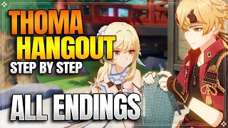 Thoma Hangout Event All Endings  Achievements 【Genshin Impact】 [upl. by Frederich]