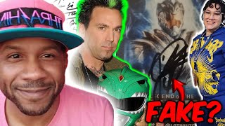 Power Ranger Super Fan and Fake Jason David Frank Autographs [upl. by Nairred42]