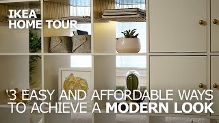 3 Modern Decorating Ideas for Your Studio Apartment  IKEA Home Tour [upl. by Guttery]