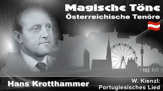 Hans Krotthammer mit einem Lied von Kienzl [upl. by Ahtiekahs944]