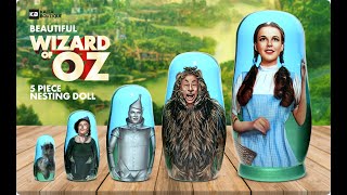 New Wizard of Oz 5 Piece Nesting Doll [upl. by Yseult460]