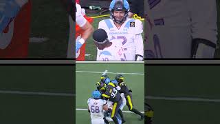 Here you go Lindsey Scott Jr 😂🎤 UFL football renegades [upl. by Oirom]