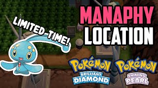 How to Get Manaphy  Pokémon Brilliant Diamond amp Shining Pearl [upl. by Cheslie]