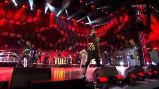 Black Eyed Peas  Staples Center HD  Pump It [upl. by Nowed]