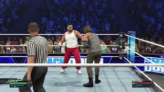 WWE 2K24 MyRise Gameplay Undisputed 9  Chairs Match against Tony DAngelo on SmackDown [upl. by Ariaj8]