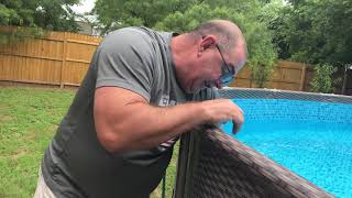 How to install the filter for a Summer Waves above ground pool above ground pool pump installation [upl. by Assirak]