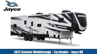 2022 Seismic Walkthrough – Toy Hauler – Jayco RV [upl. by Duomham]