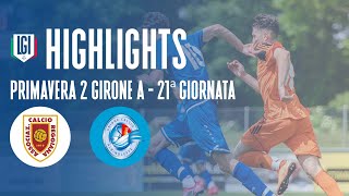 Highlights ReggianaAlbinoleffe Primavera 2 21 giornata stagione 202324 [upl. by Kask]