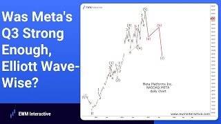 Was Metas Q3 Strong Enough Elliott WaveWise [upl. by Ley]