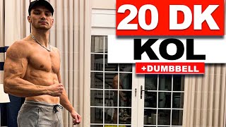 20 DK Dumbbell İle Efsane Kol Antrenmanı  Devasa Kol İsteyenlere  velikaans [upl. by Eecart]