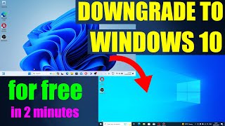 How to Downgrade Windows 11 to Windows 10 [upl. by Barbette]