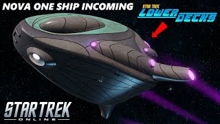 NOVA ONE SHIP INCOMING  FLAGSHIP CELEBRATION EVENT ON CONSOLE  STAR TREK ONLINE [upl. by Enia107]