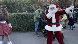 Father Christmas show  walk with Santa  LEGOLAND Windsor Resort 2023 Santa Chase [upl. by Lowson458]