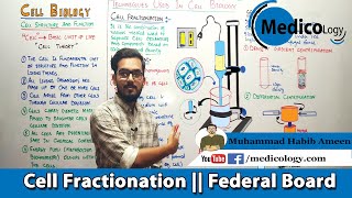 Cell Fractionation  Techniques Used in Cell Biology  Federal Board Biology XI [upl. by Wanda83]