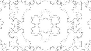 openframeworks Fractals  Snowflake [upl. by Airakaz965]