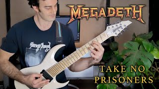 Megadeth  Take No Prisoners Guitar Cover  Max Gorelick [upl. by Ecirb]