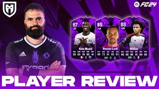 KOLO MUANI 87 RENAN LODI 85 WILLIAN 88  FC24 PLAYER REVIEW  FCPRO PROMO [upl. by Alidia]