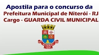 Apostila para o Concurso da Concurso Prefeitura Municipal de Niterói  RJ [upl. by Ycnaffit]