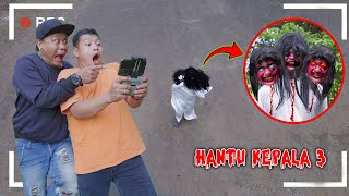 DRONE MENANGKAP HANTU KEPALA 3 [upl. by Eliza]