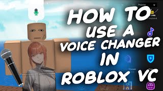 How to use a Voice Changer on ROBLOX VC FREE [upl. by Asilanna453]