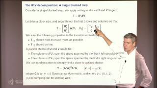 Randomized Algorithms for Computing Full Matrix Factorizations [upl. by Eleets]