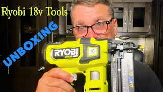 Unboxing 18v Ryobi Tools [upl. by Elna]