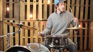 Gretsch 65x14 Black Nickel Over Steel Snare Drum video demo [upl. by Nocam]