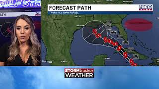 Tropical Update Meteorologist Jennifer Lambers has the latest update on Tropical Storm Rafael [upl. by Giacamo634]